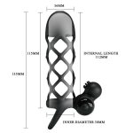 PRETTY LOVE -PENIS SLEEVE I, 10 vibration functions - obrazek 6