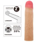 PRETTY LOVE - Kylian Flesh, Extend your penis lenghth 3'' (76mm) - obrazek 2