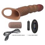 Pretty Love Vibrating Penis Sleeve Extender - obrazek 10
