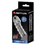 PRETTY LOVE Penis Sleeve, TPR, Waterproof - obrazek 7