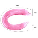 BAILE- DOUBLE DOLPHIN, Bendable pink - obrazek 2