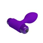 PRETTY LOVE -Vibra Butt Plug Purple - obrazek 3