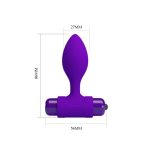 PRETTY LOVE -Vibra Butt Plug Purple - obrazek 5