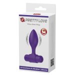 PRETTY LOVE -Vibra Butt Plug Purple - obrazek 8