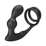 MR PLAY - VIBRATING ANAL PLUG with RING - Remote Control 12 functions - obrazek 3