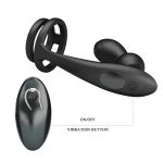MR PLAY - VIBRATING ANAL PLUG with RING - Remote Control 12 functions - obrazek 5