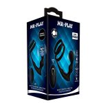 MR PLAY - VIBRATING ANAL PLUG with RING - Remote Control 12 functions - obrazek 8
