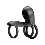 PRETTY LOVE - VIBRATING PENIS SLING Jammy, 12 vibration functions 12 licking settings Memory function - obrazek 2