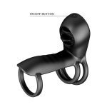PRETTY LOVE - VIBRATING PENIS SLING Jammy, 12 vibration functions 12 licking settings Memory function - obrazek 11