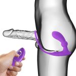 PRETTY LOVE - Warren Purple, Wireless remote control 12 pulse wave settings 12 vibration functions - obrazek 2