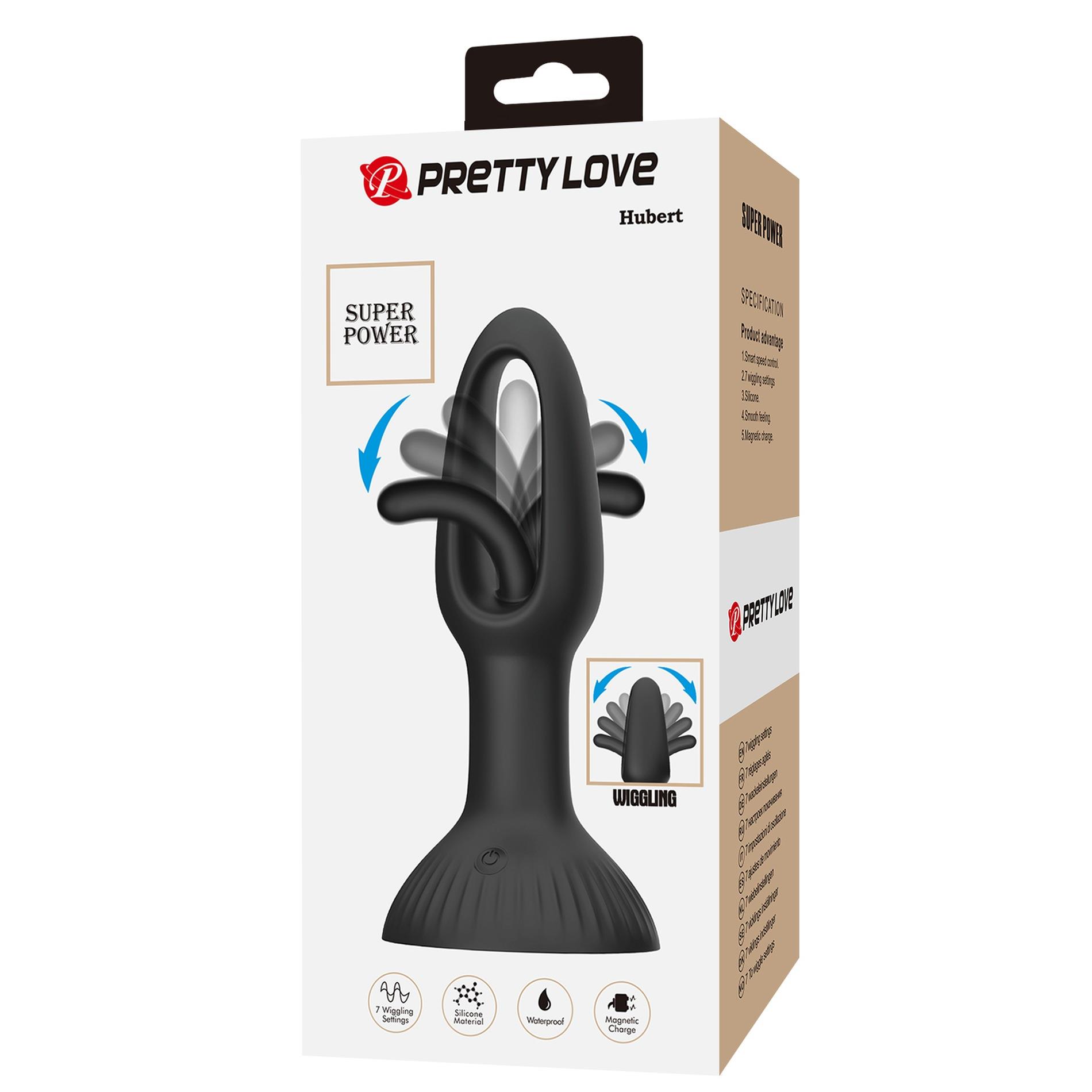 BI-040197_01 PRETTY LOVE - HUBERT, 7 wiggling settings, Silicone - obrazek 1