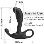 Pretty Love Andrew App-Controlled Vibrating Anal Plug - obrazek 7