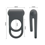PRETTY LOVE - Julie Vibrating Coock Ring - obrazek 5