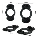 BAILE - Double cock ring - obrazek 5