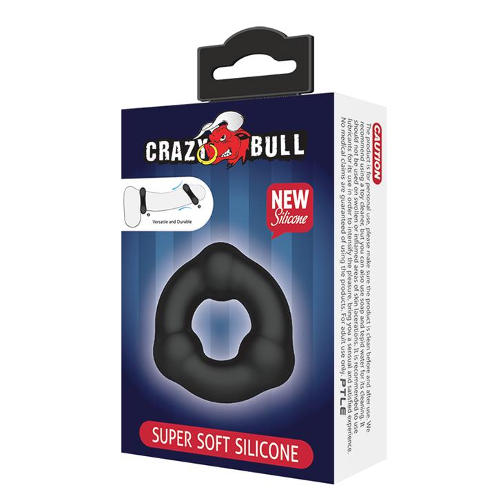 BI-210183 CRAZY BULL - SUPER SOFT RING - SILICONE TRIANGLE - obrazek 1