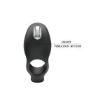 PRETTY LOVE - Vibration Penis Sleeve 7 FUNCTIONS BLACK - obrazek 9