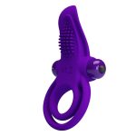 PRETTY LOVE - VIBRANT PENIS RING Purple- 10 function vibrations - obrazek 2
