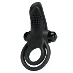 PRETTY LOVE - VIBRANT PENIS RING Black- 10 function vibrations - obrazek 2