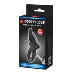 PRETTY LOVE - VIBRANT PENIS RING Black- 10 function vibrations - obrazek 8