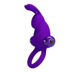 PRETTY LOVE - VIBRANT PENIS RING I Purple - obrazek 3