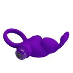 PRETTY LOVE - VIBRANT PENIS RING I Purple - obrazek 4