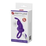 PRETTY LOVE - VIBRANT PENIS RING I Purple - obrazek 8