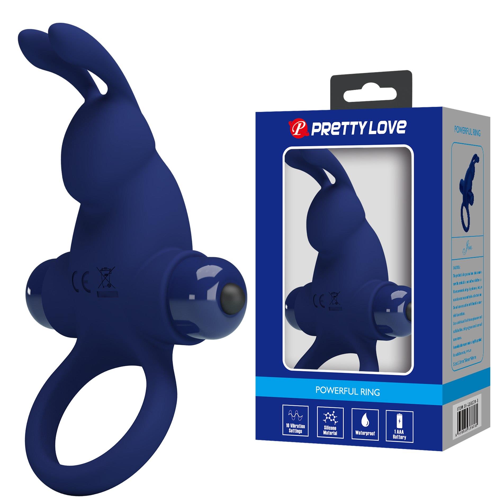 BI-210204-3_01 PRETTY LOVE - Powerful ring, 10 vibration functions - obrazek 1
