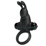 PRETTY LOVE - VIBRANT PENIS RING I Black - obrazek 2