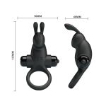 PRETTY LOVE - VIBRANT PENIS RING I Black - obrazek 5