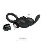 PRETTY LOVE - VIBRANT PENIS RING I Black - obrazek 7