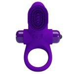 PRETTY LOVE - VIBRANT PENIS RING II Purple - obrazek 2