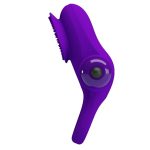 PRETTY LOVE - VIBRANT PENIS RING II Purple - obrazek 3