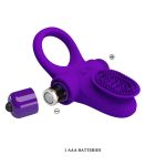 PRETTY LOVE - VIBRANT PENIS RING II Purple - obrazek 7