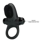 PRETTY LOVE - VIBRANT PENIS RING II Black - obrazek 6