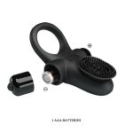 PRETTY LOVE - VIBRANT PENIS RING II Black - obrazek 7