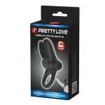 PRETTY LOVE - VIBRANT PENIS RING II Black - obrazek 8