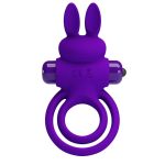 PRETTY LOVE - VIBRANT PENIS RING III 10 Functions Purple - obrazek 2