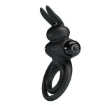 PRETTY LOVE - VIBRANT PENIS RING III Black - obrazek 3