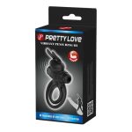 PRETTY LOVE - VIBRANT PENIS RING III Black - obrazek 8