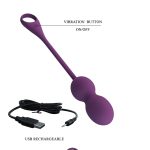 PRETTY LOVE - Elvira dark Purple, 12 vibration functions Mobile APP Long-distance Control - obrazek 7