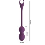 PRETTY LOVE - Elvira dark Purple, 12 vibration functions Mobile APP Long-distance Control - obrazek 8