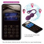PRETTY LOVE - Elvira dark Purple, 12 vibration functions Mobile APP Long-distance Control - obrazek 19