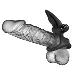 PRETTY LOVE - VIBRATION COCK RING Black, 10 vibration functions - obrazek 2
