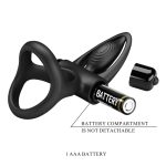 PRETTY LOVE - VIBRATION COCK RING Black, 10 vibration functions - obrazek 10