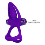 PRETTY LOVE - VIBRATION COCK RING, 10 vibration functions - obrazek 9