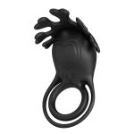 PRETTY LOVE - VIBRANT PENIS RING RUBEN Black, 7 vibration functions - obrazek 3