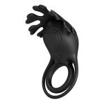 PRETTY LOVE - VIBRANT PENIS RING RUBEN Black, 7 vibration functions - obrazek 4