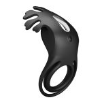 PRETTY LOVE - VIBRANT PENIS RING RUBEN Black, 7 vibration functions - obrazek 5
