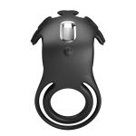 PRETTY LOVE - VIBRANT PENIS RING RUBEN Black, 7 vibration functions - obrazek 6