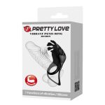 PRETTY LOVE - VIBRANT PENIS RING RUBEN Black, 7 vibration functions - obrazek 11